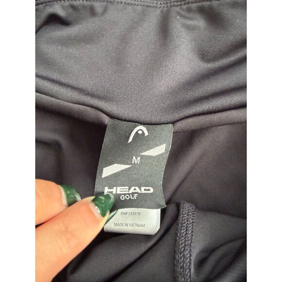 HEAD Black White Asymmetrical Golf Tennis Skort Size Medium - Picture 2 of 10